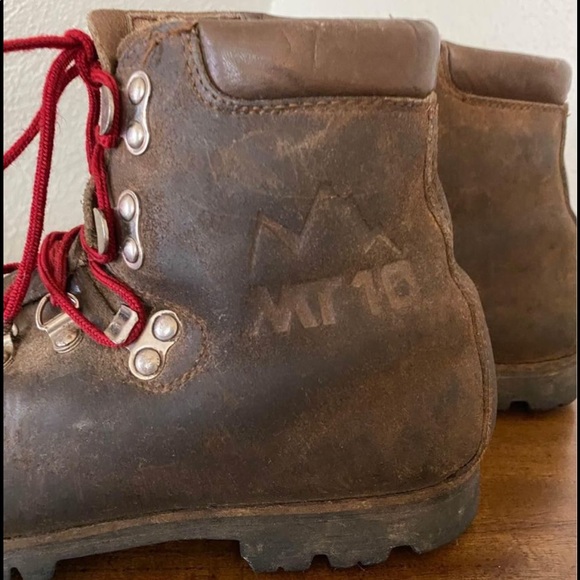 Vintage Shoes Vintage S Moritz Italian Made Brown Leather Hiking